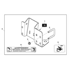 John Deere Z425 - PC9594 - Rear Hitch - ST516601