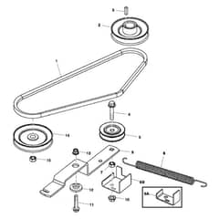 John Deere Z425 - PC9594 - Pulleys (060001 - 100000) - ST518494
