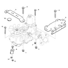 John Deere Z425 - PC9594 - Mounting Brackets (130001 - ) - ST740110