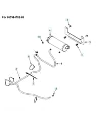 Husqvarna Z454 - Fuel System Vapor Line