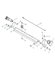 Husqvarna Z454 - Seat Belt & Bracket