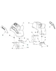 Husqvarna Z454 X - Fuel Tank & Console