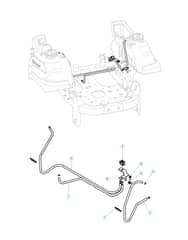 Husqvarna Z454 Xs - Fuel Line & Valve