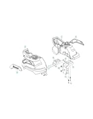 Husqvarna Z454 Xs - Fuel Tank & Console