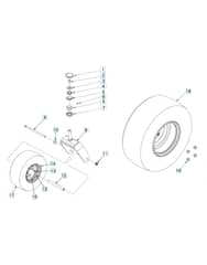 Husqvarna Z454 Xs - Wheels & Tyres
