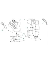 Husqvarna Z460 X - Fuel Tank & Console