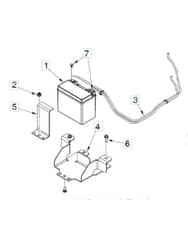 Husqvarna Z460 Xs - Battery