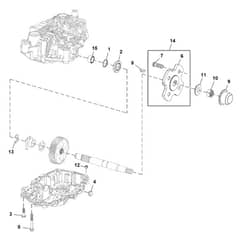 John Deere Z515E - PC13913 - Transaxle Flange - ST1011430