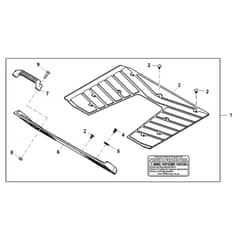 John Deere Z515E - PC13913 - Foot Mat - ST1012222