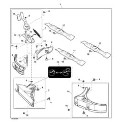John Deere Z525E - PC12790 - Grass Mulch - ST1016365