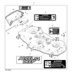 John Deere Z525E - PC12790 - Mower Deck - ST843196