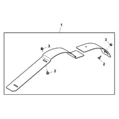 John Deere Z525E - PC12790 - Deflector Kit - ST863755