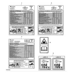 John Deere Z525E - PC12790 - Labels (060001 - ) - ST869878