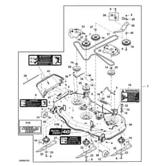 John Deere Z530M - PC13914 - Mower Deck - ST1010949