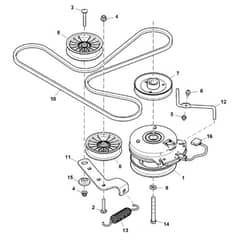 John Deere Z530M - PC13914 - Clutch - ST1011126