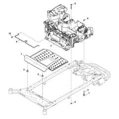 John Deere Z530M - PC13914 - Footrest - ST1011130