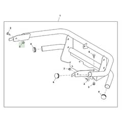 John Deere Z530M - PC13914 - Rear Bumper - ST1011991