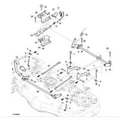 John Deere Z530M - PC13914 - Lift Arm - ST1920708