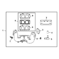 John Deere Z535M - PC12791 - Intake Manifold - ST1040337