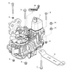 John Deere Z535M - PC12791 - Transmission - ST843637