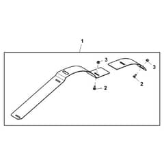 John Deere Z535M - PC12791 - Deflector Kit - ST863703