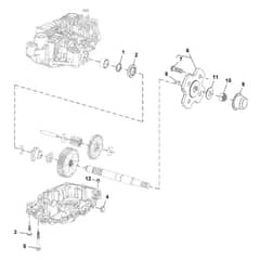 John Deere Z535M - PC12791 - Flange Kit - ST865264