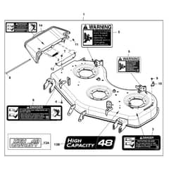 John Deere Z540R - PC12794 - Mower Deck - ST1024748