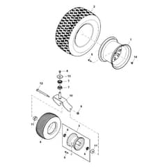 John Deere Z540R - PC12794 - Wheels - ST835125