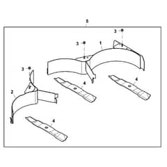 John Deere Z540R - PC12794 - Mulch Kit - ST835881