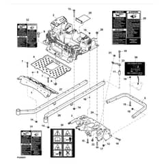 John Deere Z540R - PC12794 - Frame - ST839218