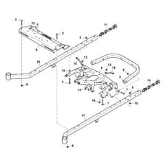 John Deere Z545R - PC13916 - Frame - ST1007828