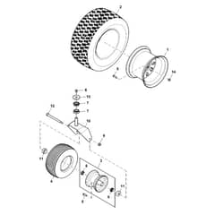 John Deere Z545R - PC13916 - Wheels - ST1011135