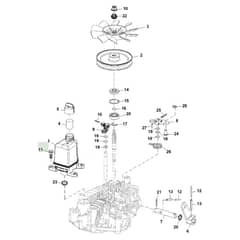 John Deere Z545R - PC13916 - Transaxle Tank - ST1011440