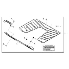 John Deere Z545R - PC13916 - Foot Mat - ST1012222
