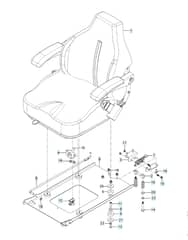 Husqvarna Z554 - Seat