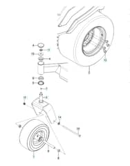 Husqvarna Z560 - Wheels & Tyres