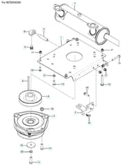 Husqvarna Z560 X - Engine Mounting With Guards & Muffler