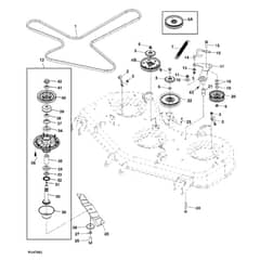 John Deere Z645 - PC10431 - Belt Drive - ST515072
