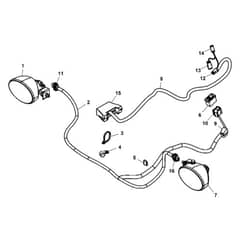John Deere Z645 - PC10431 - Headlight Kit ( - 100000) - ST516483