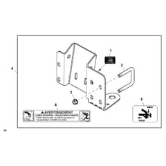 John Deere Z645 - PC10431 - Rear Hitch - ST516601