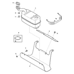 John Deere Z645 - PC10431 - Muffler (120001 - ) - ST637678