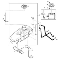 John Deere Z645 - PC10431 - Fuel Tank - ST674514