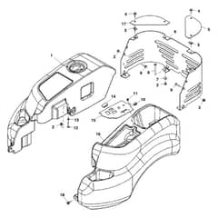 John Deere Z645 - PC10431 - Console - ST674558