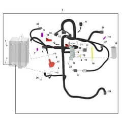 John Deere Z645 - PC10431 - Wiring Harness (120001 - 150000) - ST675849
