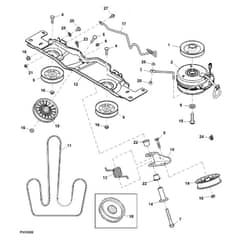 John Deere Z645 - PC10431 - Pulleys (130001 - ) - ST738934