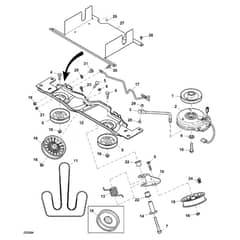 John Deere Z645 - PC10431 - Pulleys - ST808041