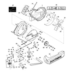 John Deere Z645 - PC10431 - Blower Assembly - ST886205