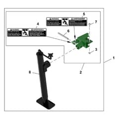 John Deere Z740R - PC13621 - Jack Kit (060001 - ) - ST1078908