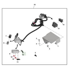 John Deere Z740R - PC13621 - Wiring Harness - ST1898268
