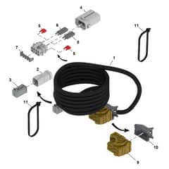 John Deere Z740R - PC13621 - Telematics Wiring - ST2147788